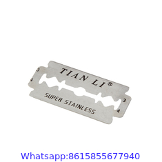 Half razor blade for barber store