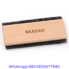 wooden cashmere comb in wood handle or plastic handle