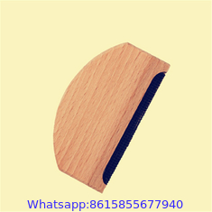 wooden cashmere comb in wood handle or plastic handle