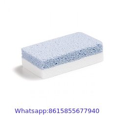 double side White-blue pumice stone manicure