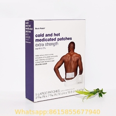China cold and hot medicated patches pain relief patches for pain relief for men and women supplier