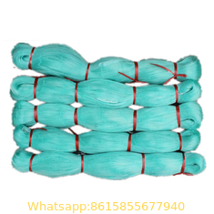 Green Colour Nylon / PE Polyester Multifilament Fishing Net