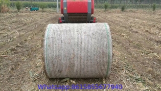 white and green 100% HDPE plastic silage bale wrap net