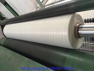 white and green 100% HDPE plastic silage bale wrap net