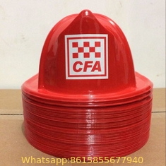 China costume party hat,fire chief hat, plastic toy hat, fire chief helmet for children party toy hat to USA supplier