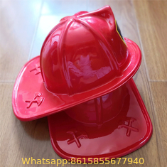 China Red Fire Chief Hats with Blue Shield - Medium Size supplier