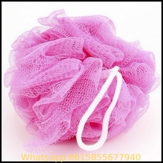 China Pink Mesh Sponge for bath body use supplier