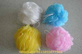 China mesh Exfoliating Bath Sponge, shower Pouf from China supplier