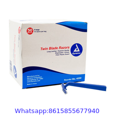 medical use disposable razor in 100 pcs per box