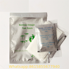 China Private Label Bamboo Detox Beauty Slimming Foot Patch/Pads supplier