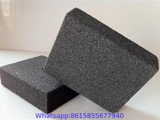 Sound absorbing cellular glass