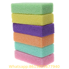 China nail beauty foot scrubber pumice sponges supplier