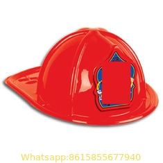 China Custom Imprinted Plastic Fire Chief Hats supplier