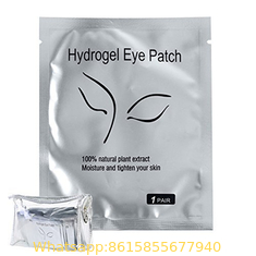 Private Label Custom Hyaluronic Acid Crystal Gel Eye Patch 24k Gold Collagen Eye Mask
