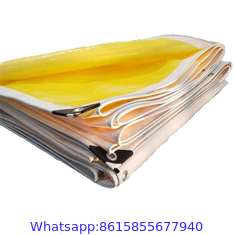 800gsm Glossy Pvc Coated Tarpaulin / Inflatable Tents Plastic Tarpaulins Fabric