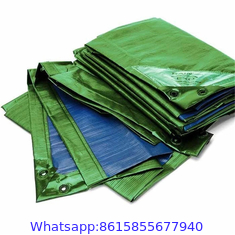 Blue And Orange Outdoor Commodity Covered Waterproof Rain Tarp Truck Pe Pvc Tarpaulin