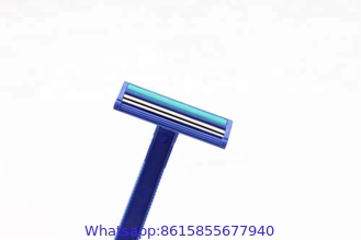 Widely Used Two Blade Disposable Shaving Razor With Lubricant Strip