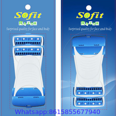 Card pack disposable beauty salon razor