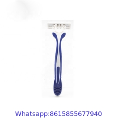 R319 Triple Blade Pivoting Cartridge stainless steel shaving razor