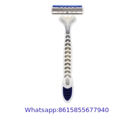 R319 Triple Blade Pivoting Cartridge stainless steel shaving razor