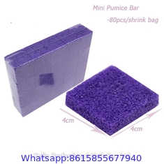 Purple Coarse Mini Disposable Pumice Pads Professional Pumice Sponge Healthy Skin Callus Pumice bar