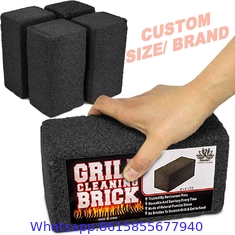 Grill Cleaner Pumice Stone Brush Block for Cleaning Barbecue Tool Removing Stains Rust Scrub Grease Kitchen Ware