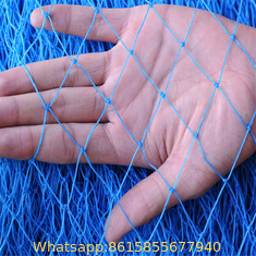 black UV treated knotted twisted HDPE fishing nets