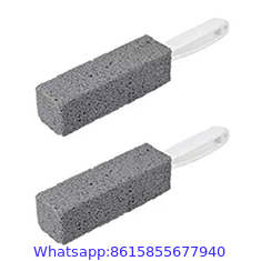 Natural Pumice Stone Toilets Cleaning Brush With Long Handle Stone