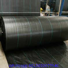 Woven weed matting in 100m x 1m rolls