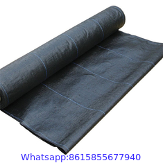 China Agriculture Control Black PP Woven Weed Barrier Mat