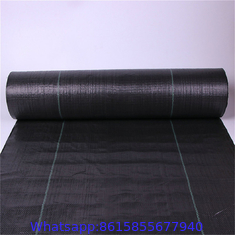 China Agriculture Control Black PP Woven Weed Barrier Mat