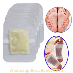 China OEM Service For Korea or Japanese Health Broadcast Gold Relax Detox Foot Patch supplier