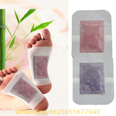 Bamboo detox foot patch with adhesive is the best Chinese herb foot detox pad