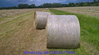farm land agriculture plastic mesh bale wrap net