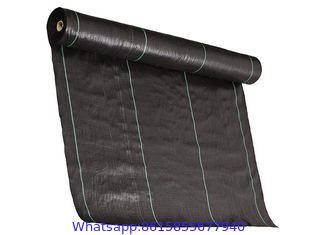 Polypropylene Woven Plastic Ground Cover, PP Weed Control Mat Woven Fabric