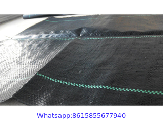 Polypropylene Woven Plastic Ground Cover, PP Weed Control Mat Woven Fabric