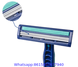 Wholesale Professional Manufacturer disposable triple blade razor with lubricating strips