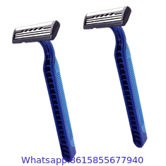 Triple blades disposable hotel shaving razor,removable shaving razor for man