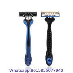 Bathroom Products Hotel Living Room Disposable Plastic Straight 3 Triple Blade Shaving Razor For Men or Women