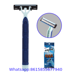 Triple blade disposable razor