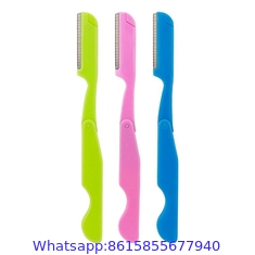 plastic handle WONDER EYEBROW RAZOR