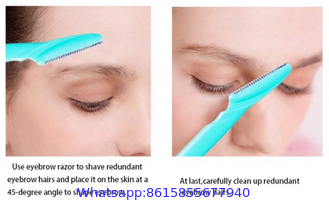 #2021 plastic eyebrow razor