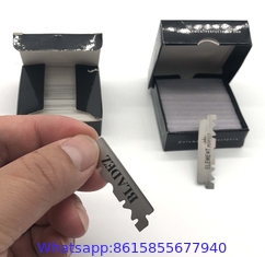 super stainless single steel half blade for barber razor