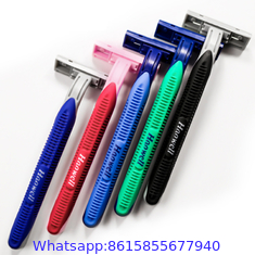 best selling twin two 2 blade shaving disposable razor blade with sharp and safety blade for man and woman OEM acceptabl