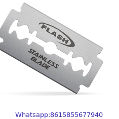 Platinum Coated Japanese Steel Double Edge Razor Blades - 100 Blades