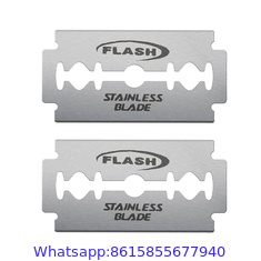 Platinum Coated Japanese Steel Double Edge Razor Blades - 100 Blades