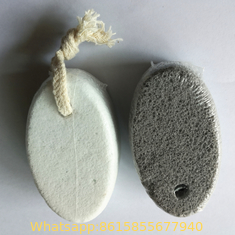 Pumice Stone for Feet - Natural Lava Foot Stone with New Eco-Friendly Holder - Callus Warts Corn Removal