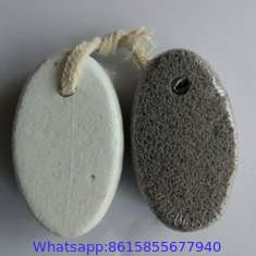 Pumice Stone for Feet - Natural Lava Foot Stone with New Eco-Friendly Holder - Callus Warts Corn Removal