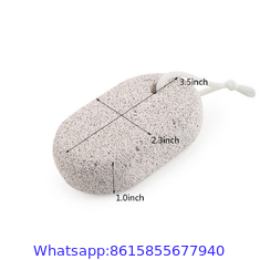 Premium Hard Dead Skin Callus Remover Foot Scrubber File Custom 2 Pcs Exfoliating Natural Pedicure Pumice Stone for Feet
