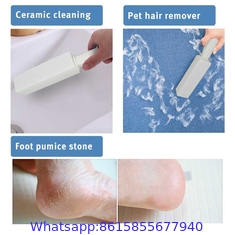 3pcs Grill Cleaning Brick Block & 2pcs Pumice Stone Toilet Bowl Cleaner with Handle